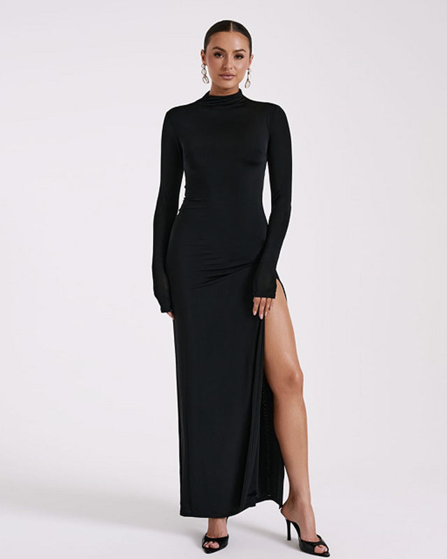 Abigail High-Slit Gown