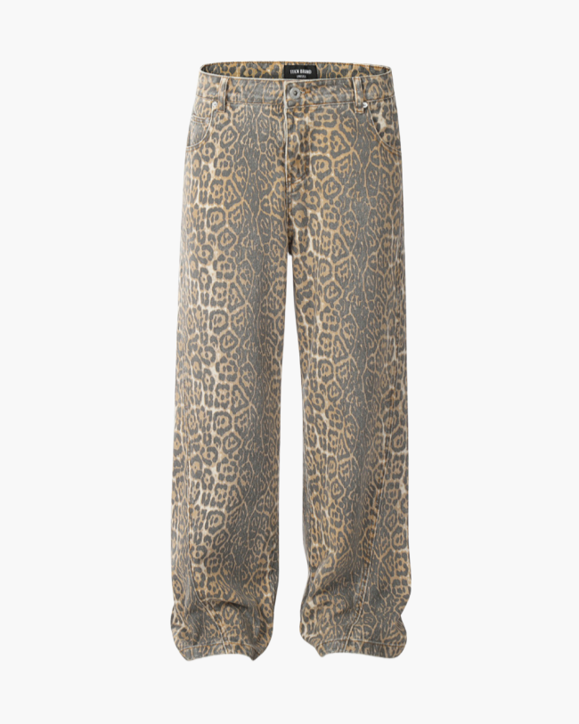 Savana Leopard Print Jeans