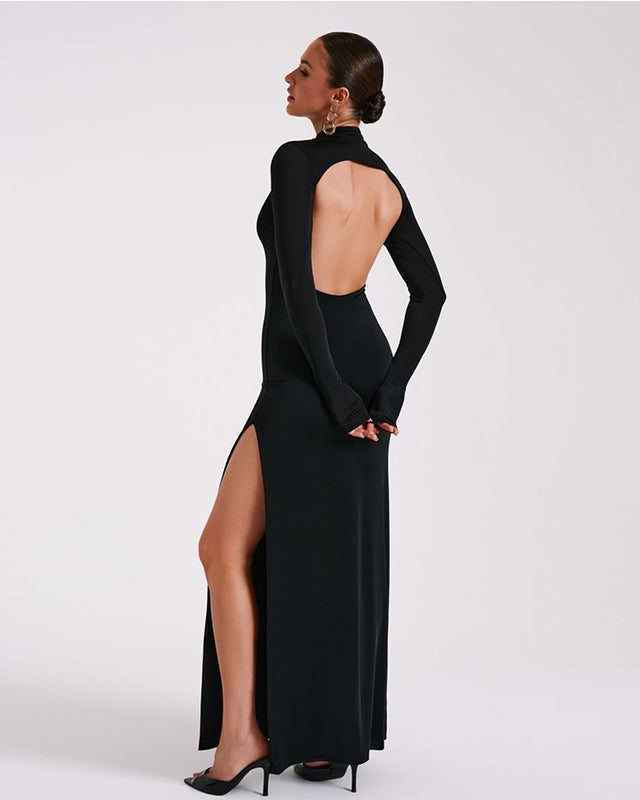 Abigail High-Slit Gown