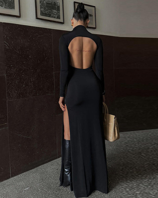 Abigail High-Slit Gown